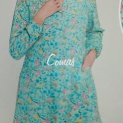 BATA MICROFIBRA ESTAMPADA VERDE - Imagen 2