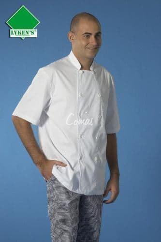 Chaqueta cocina manga corta clásica - Imagen 1