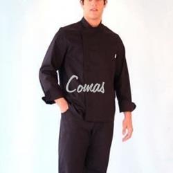 Chaqueta cocina manga larga negra - Imagen 1