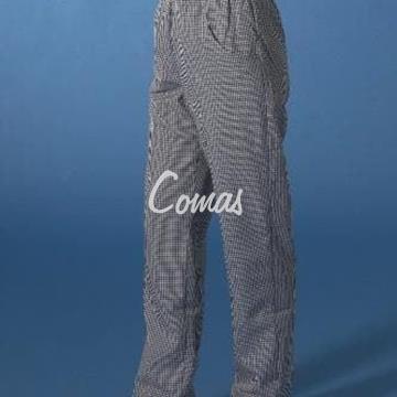 Pantalón cocina cuadro azul - Imagen 1