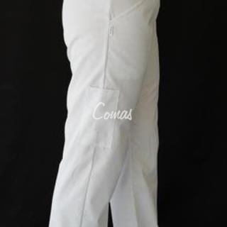 Pantalón gomas blanco tiro bajo - Imagen 1