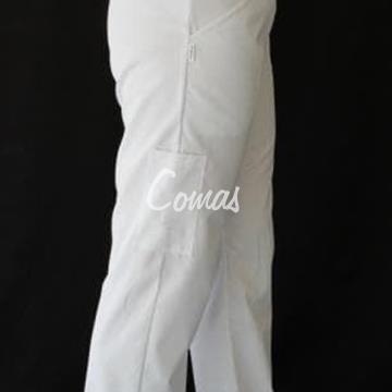 Pantalón gomas blanco tiro bajo - Imagen 1